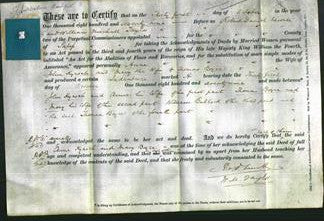Deed by Married Women - Anne Kynoch and Mary Boyce-Original Ancestry