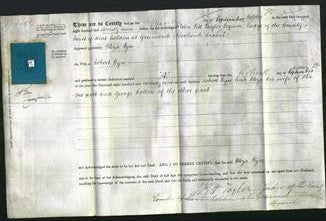 Deed by Married Women - Eliza Eyre-Original Ancestry