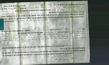 Deed by Married Women - Emmeline Kerl-Original Ancestry