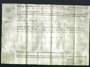 Deed by Married Women - Sophia Tilbrook-Original Ancestry
