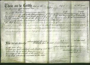 Deed by Married Women - Sarah Mossop-Original Ancestry