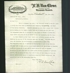 Letterhead - H.B. Van Cleve