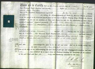 Deed by Married Women - Elizabeth Ellen Ashford-Original Ancestry