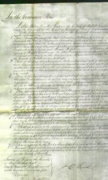 Court of Common Pleas - Margaret Jarrett and Susanna Saunders-Original Ancestry