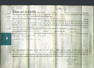 Deed by Married Women - Elizabeth Hancock-Original Ancestry