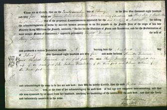 Deed by Married Women - Elizabeth Townsend-Original Ancestry