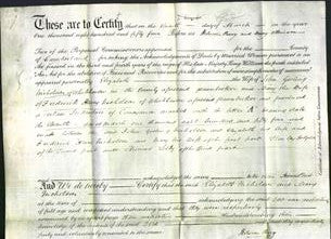 Deed by Married Women - Elizabeth Nicholson-Original Ancestry