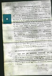 Deed by Married Women - Charlotte Barrows and Charlotte Sayer-Original Ancestry