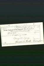 Wakefield, Massachusetts Payment Voucher - Henry E Wentworth