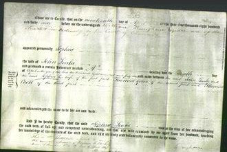 Deed by Married Women - Sophia Leake-Original Ancestry