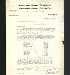 Letterhead - Protection Mutual Fire Ins. Co. Mill Owners Mutual Fire Ins. Co.
