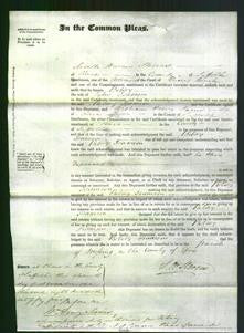 Court of Common Pleas - Betsey Isaacson-Original Ancestry