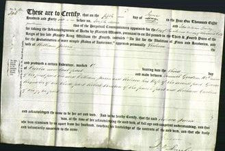 Deed by Married Women - Rebecca Perrin-Original Ancestry