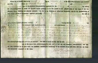 Deed by Married Women - Rebecca Standert-Original Ancestry