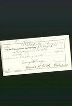 Wakefield, Massachusetts Payment Voucher - Benjamin F Miller