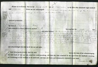 Deed by Married Women - Mary Peters-Original Ancestry