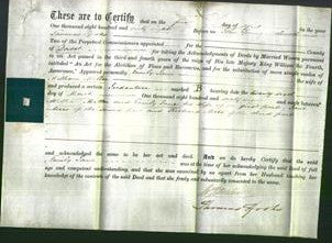 Deed by Married Women - Emily Jane Miller-Original Ancestry