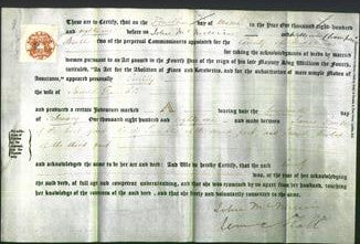 Deed by Married Women - Emily Gamble-Original Ancestry
