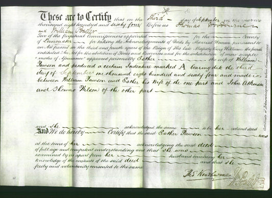 Deed by Married Women - Esther Pawson
