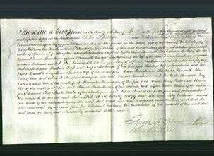 Deed by Married Women - The Right Honorable Lady Catherine Saunderson-Original Ancestry