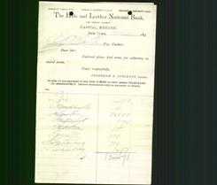 Bank Letterhead - Hide and Leather National Bank