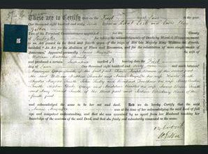 Deed by Married Women - Annie Mayaffre Shanks-Original Ancestry
