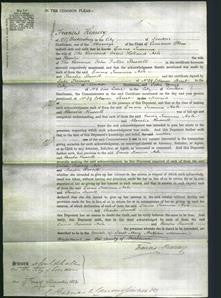 Court of Common Pleas - Emma Susanna Ash and Rosalie Russell-Original Ancestry