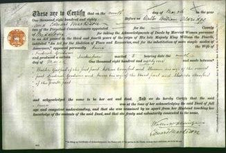 Deed by Married Women - Anna Goodwin-Original Ancestry