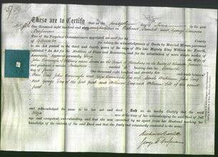 Deed by Married Women - Eliza Burroughs-Original Ancestry