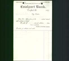 Bank Letterhead - Coalport Bank