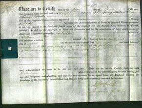 Deed by Married Women - Emily Jane Miller-Original Ancestry