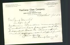 Letterhead - VanCamp Glass Company