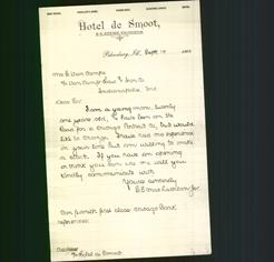 Letterhead - Hotel de Smoot