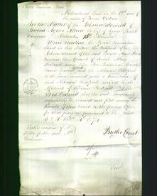 Notarial Certificate - Josiah Allan Woolrych and William Frederick Bekenn-Original Ancestry