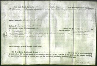 Deed by Married Women - Christiana Instone-Original Ancestry