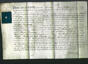 Deed by Married Women - Caroline Beardsell-Original Ancestry