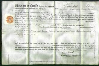 Deed by Married Women - Emma Harvey-Original Ancestry