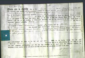 Deed by Married Women - Mary Jones-Original Ancestry