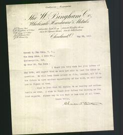 Letterhead - The W. Bingham Co.