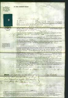 Court of Common Pleas - Harriet Oldknow-Original Ancestry