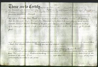 Deed by Married Women - Sarah Paull-Original Ancestry