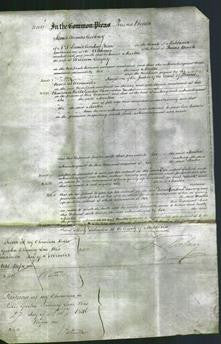 Court of Common Pleas - Martha Cayley-Original Ancestry