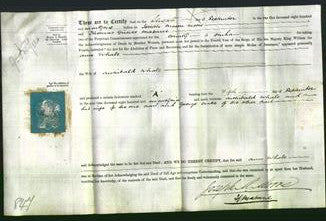 Deed by Married Women - Ann Whale-Original Ancestry