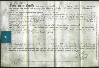 Deed by Married Women - Elizabeth Jennings-Original Ancestry