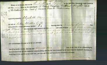 Deed by Married Women - Elizabeth Mary Gill-Original Ancestry