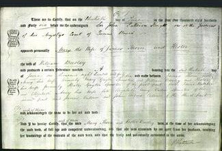 Deed by Married Women - Mary Thorn, Hester Beesley-Original Ancestry