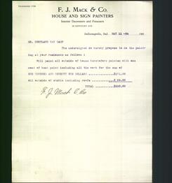 Letterhead - F. J. Mack & Co.