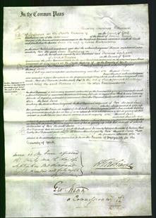 Court of Common Pleas - Jane Hutchinson-Original Ancestry