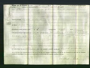 Deed by Married Women - Elizabeth Constantia Harvey-Original Ancestry