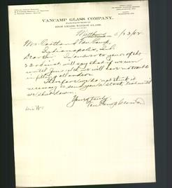 Letterhead - VanCamp Glass Company